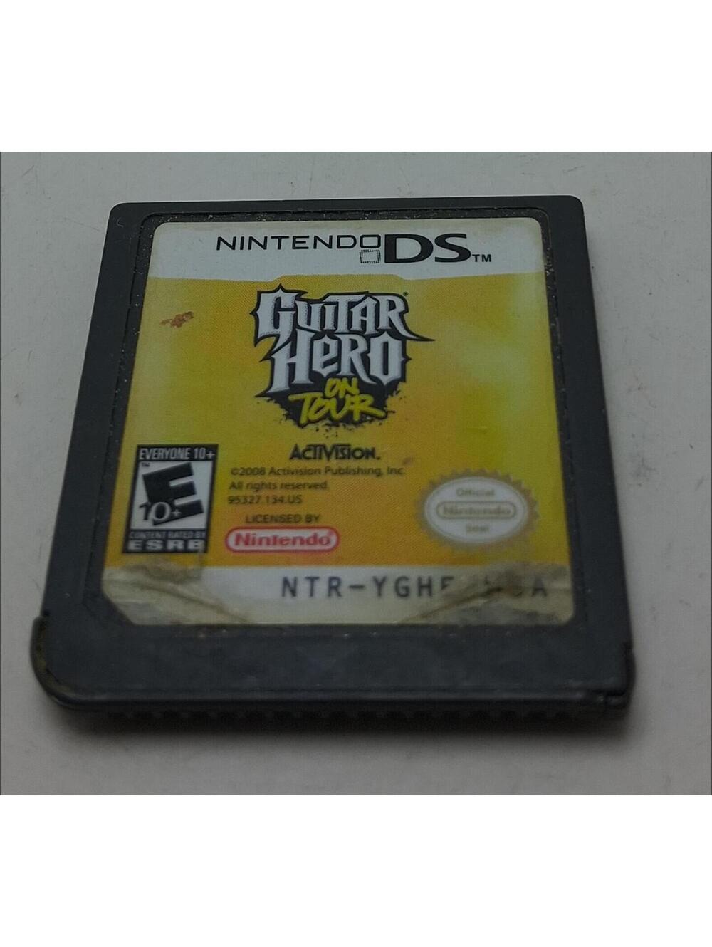 GUITAR Hero On TOUR Nintendo DS Game Cartridge Only Working